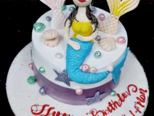mermaid-theme-cake